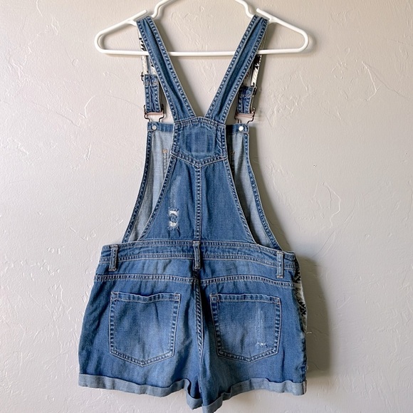 Jean Overalls Shorts - Picture 2 of 4